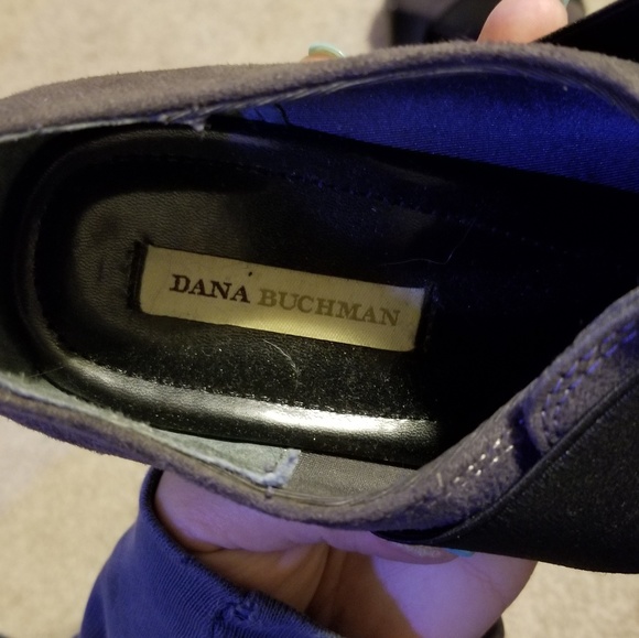 Gray suede high heels - Picture 3 of 3